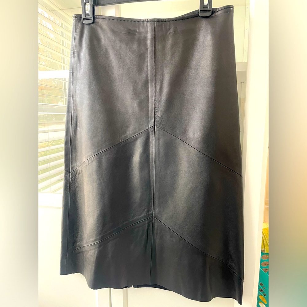 Stella Forest lamb skin leather skirt